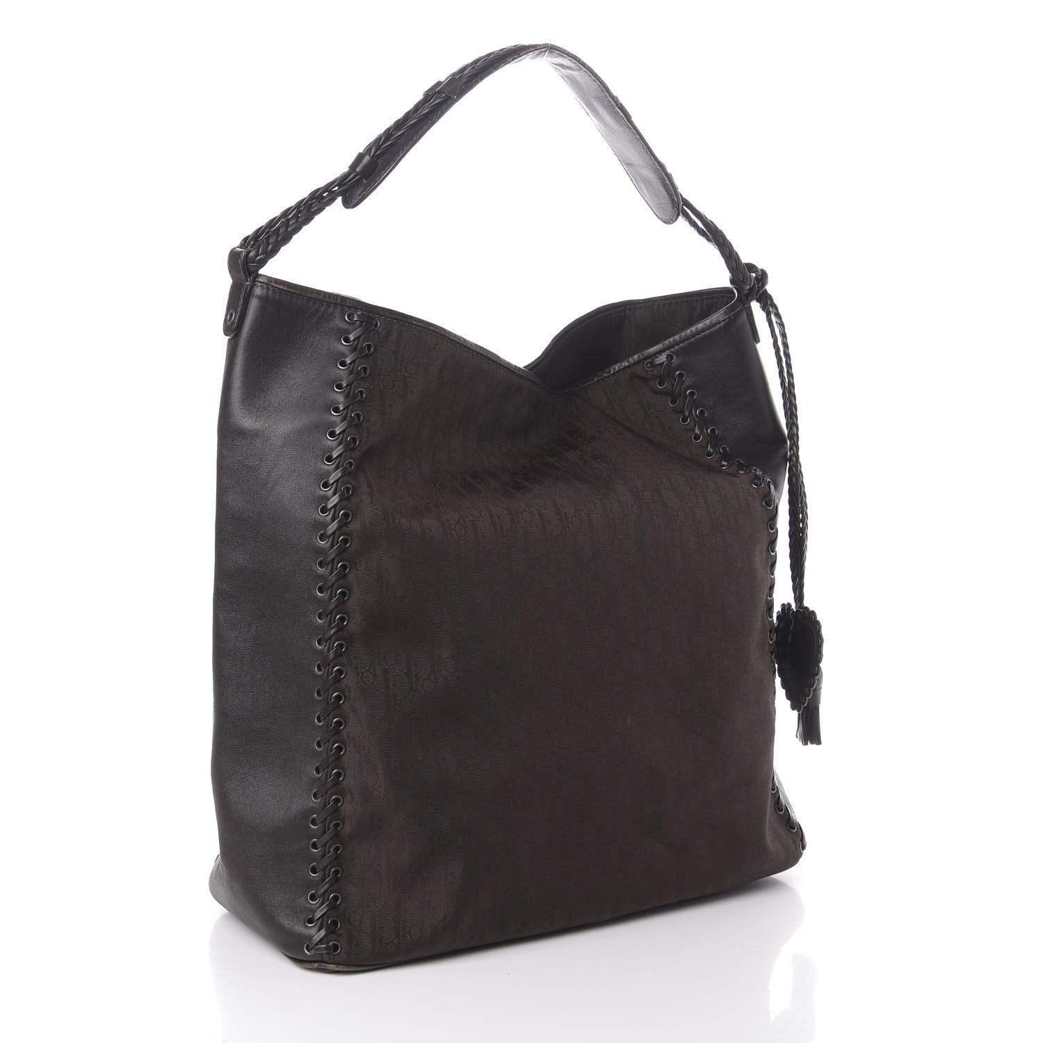 Christian Dior Monogram Ethnic Hobo Brown 3 of 9
