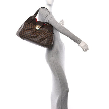 Louis Vuitton Damier Ebene Sistina GM 2 of 9