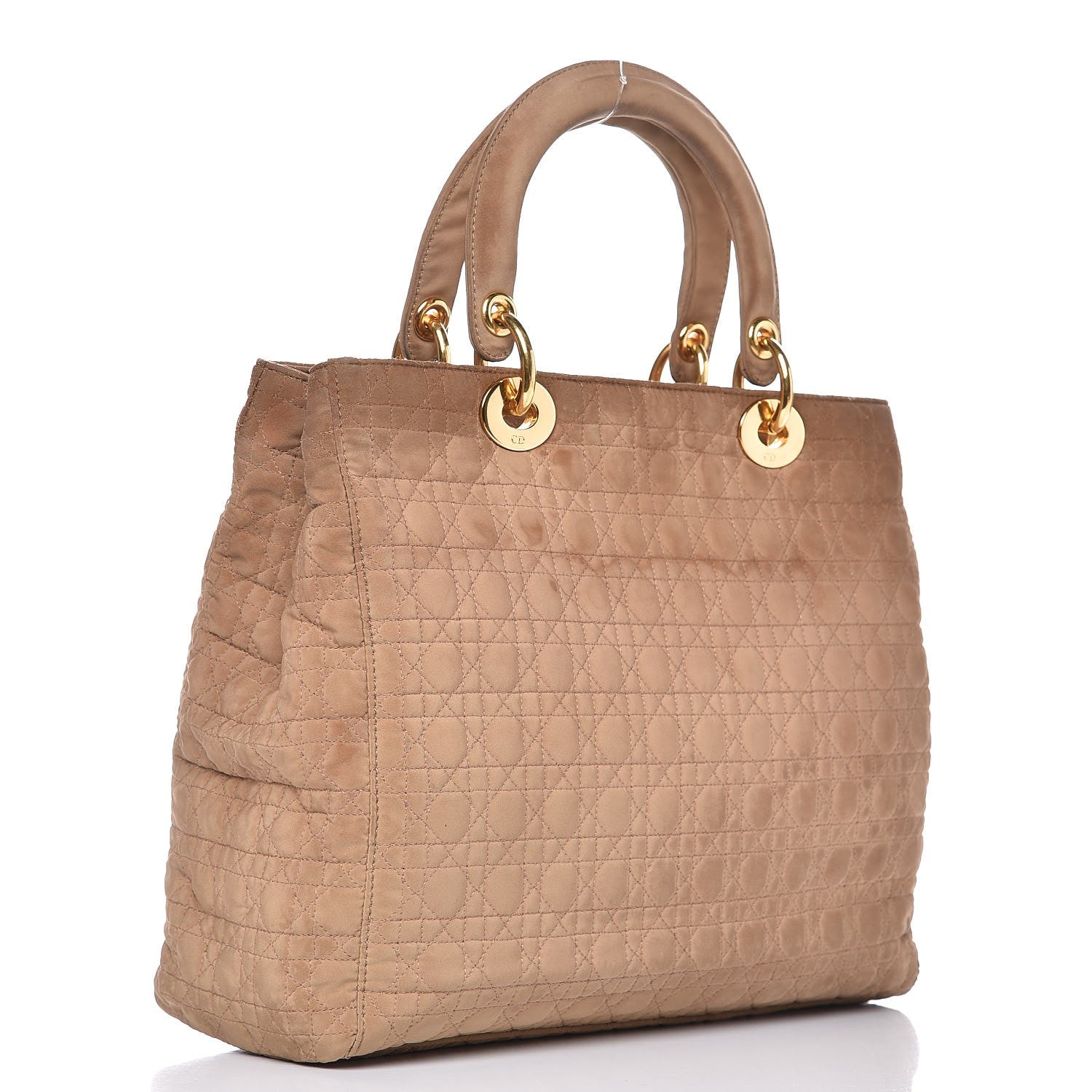 Christian Dior Nylon Cannage Medium Lady Dior Brown 3 of 17