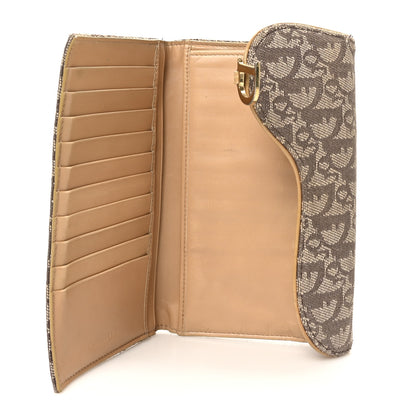 Christian Dior Monogram Saddle Wallet Beige 5 of 8