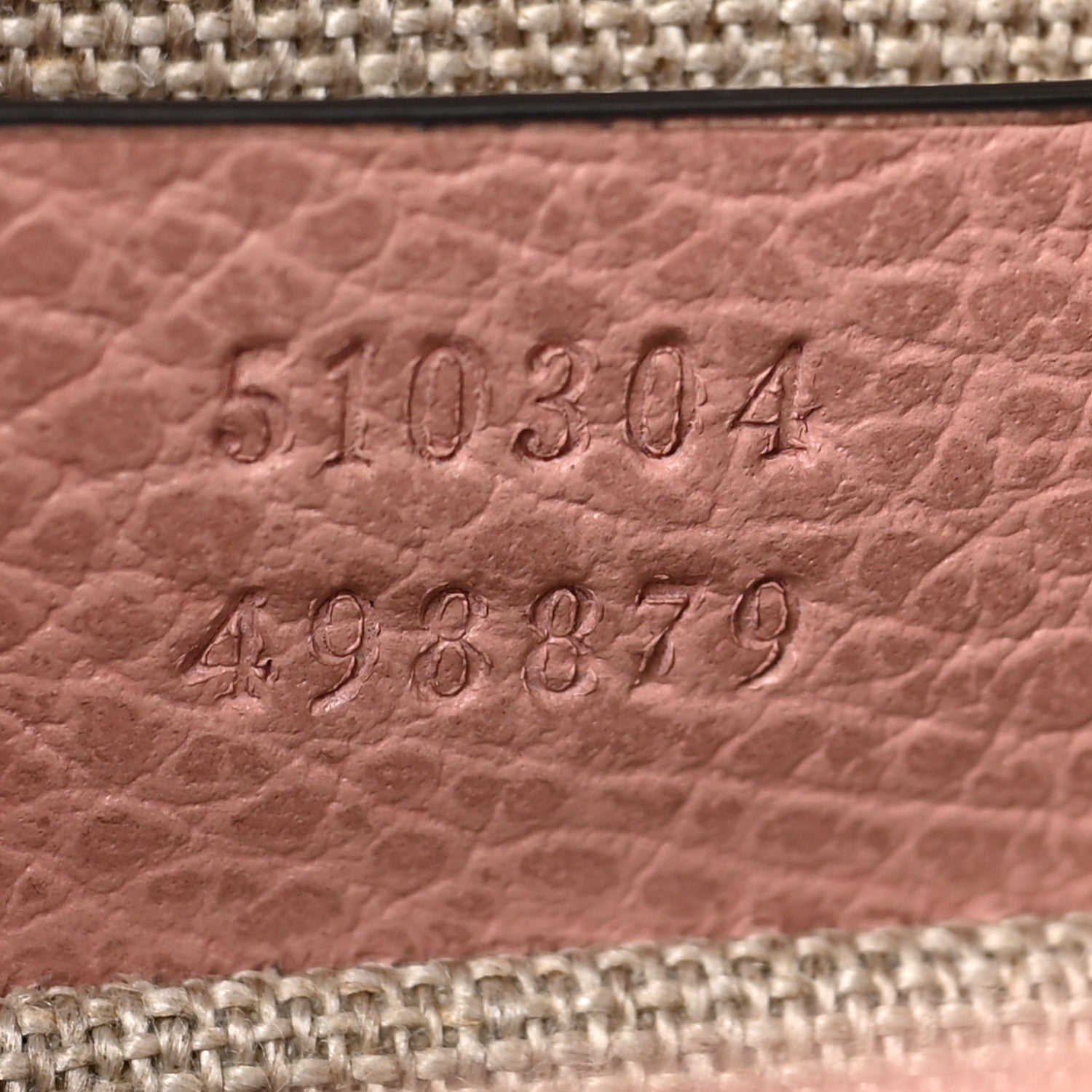 Gucci Dollar Calfskin Small Interlocking G Shoulder Bag Soft Pink 8 of 8