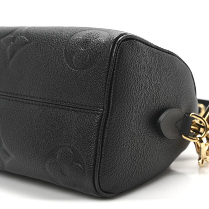 Louis Vuitton Empreinte Monogram Giant Speedy Bandouliere 20 Black 11 of 12