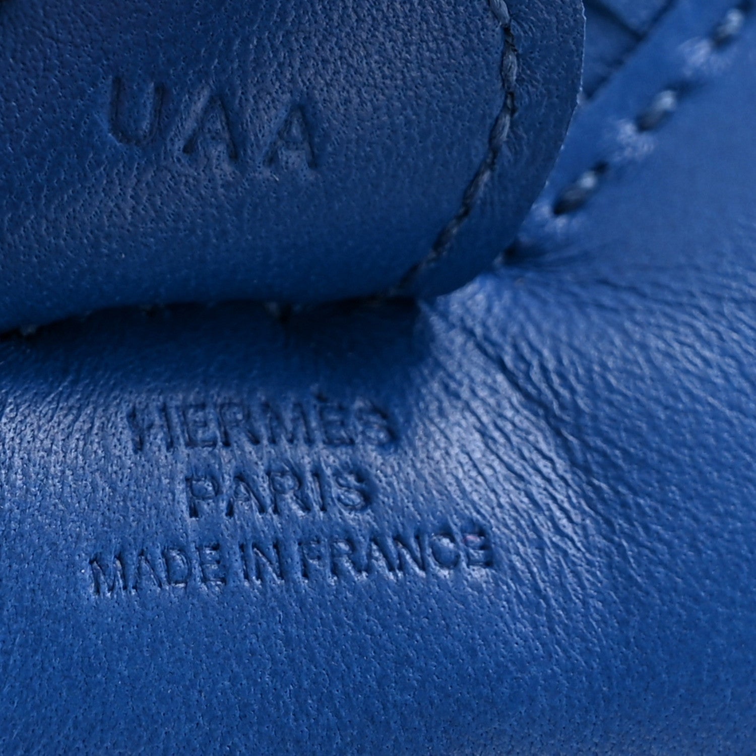 Hermes Milo Lambskin Grigri Rodeo Horse Bag Charm PM Bleu France 3 of 4