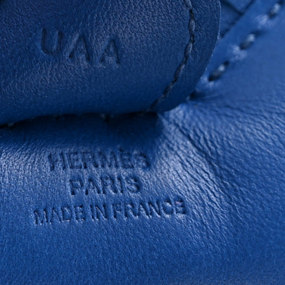 Hermes Milo Lambskin Grigri Rodeo Horse Bag Charm PM Bleu France 3 of 4