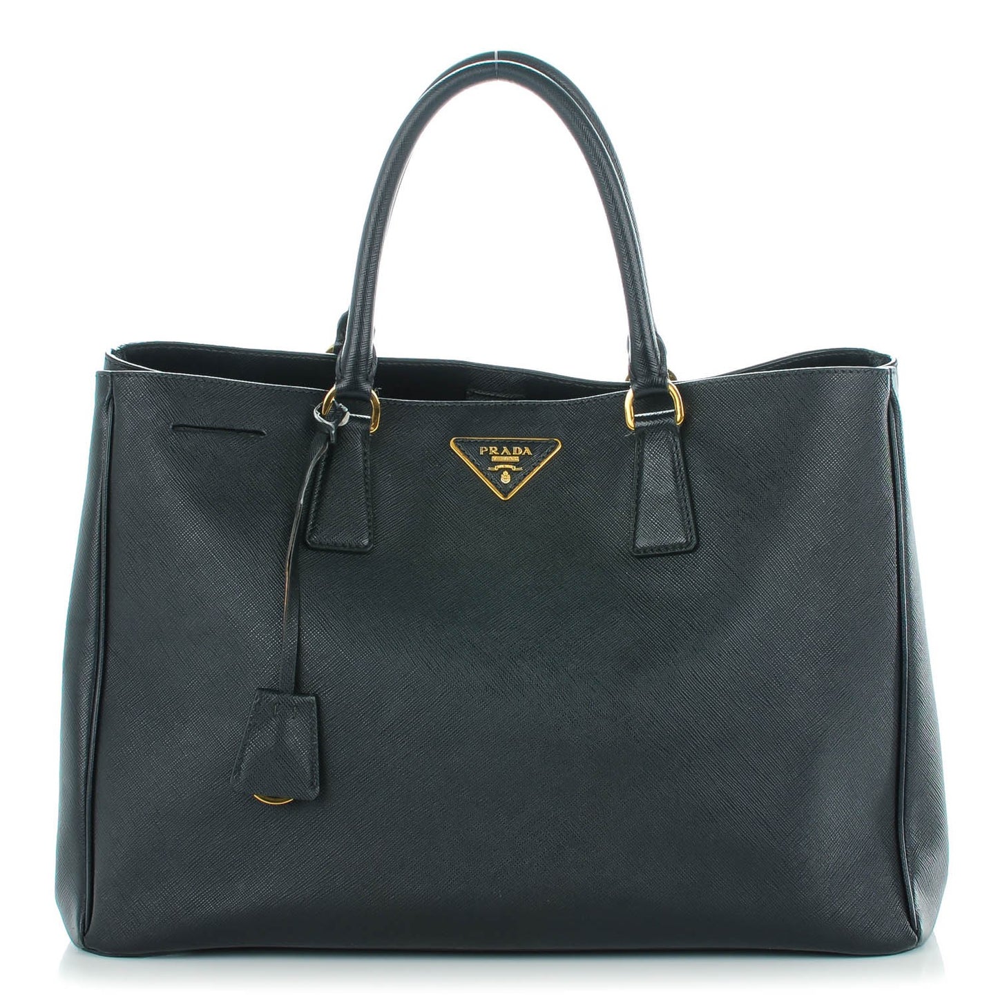 Saffiano Lux Large Tote Black