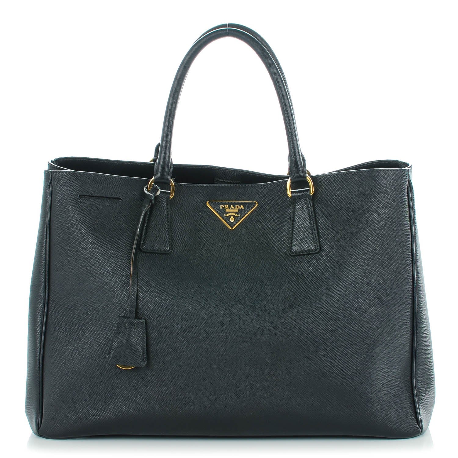 Prada Saffiano Lux Large Tote Black 1 of 10