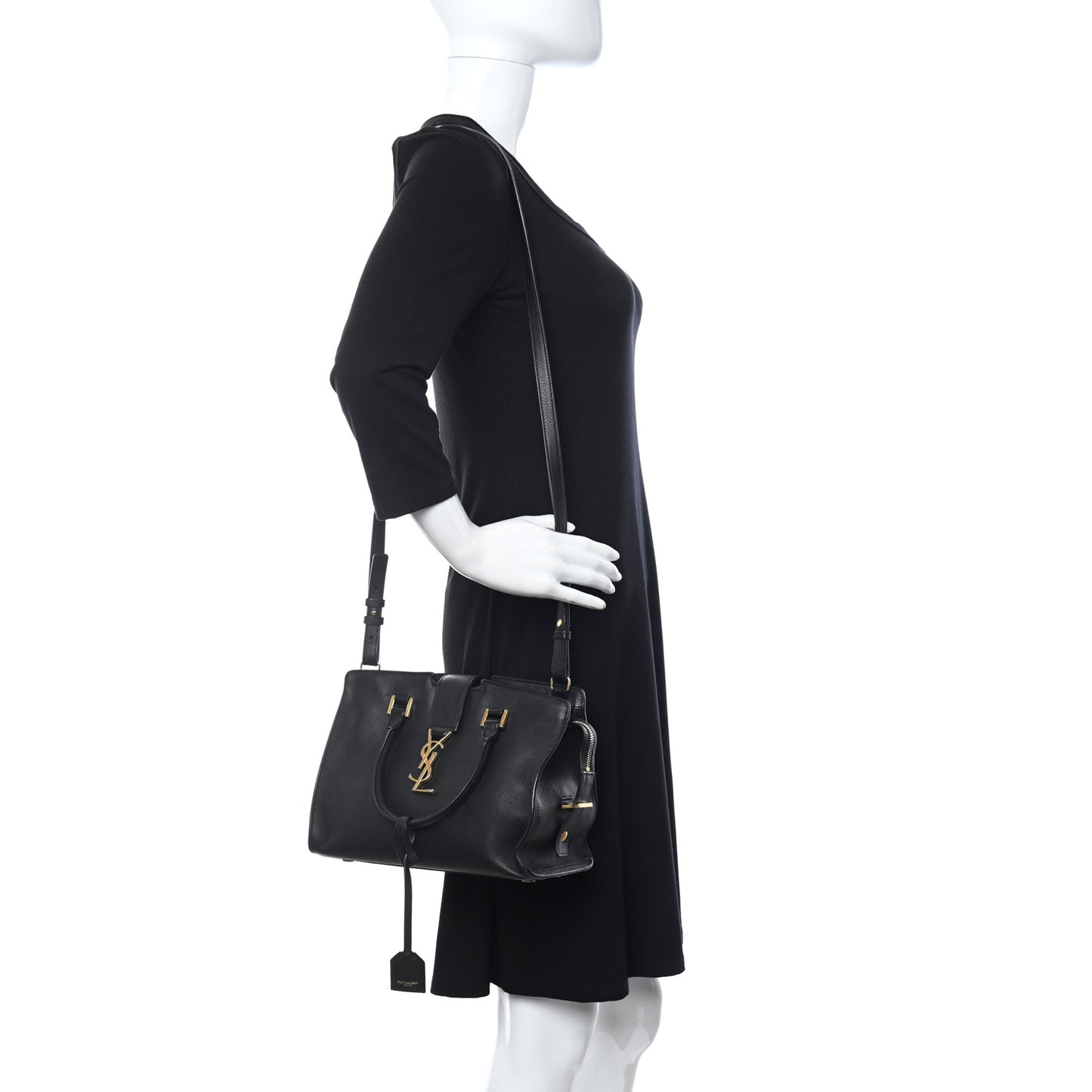 Calfskin Monogram Baby Downtown Cabas Black