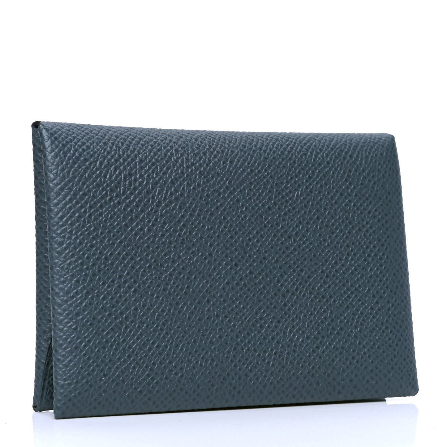 Epsom Calvi Duo Card Case Bleu Orage