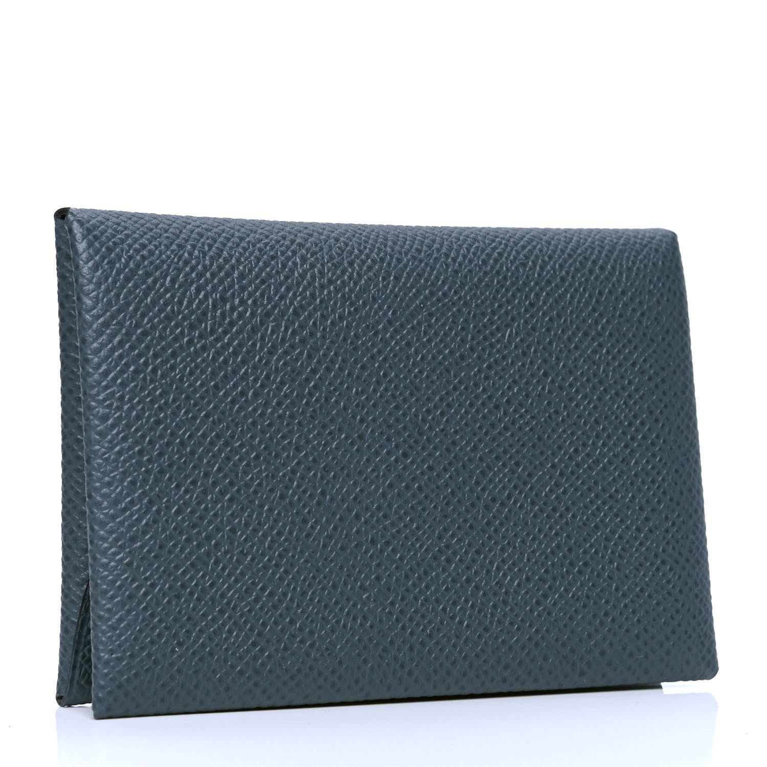 Hermes Epsom Calvi Duo Card Case Bleu Orage 2 of 5