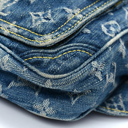 Louis Vuitton Monogram Denim Bum Bag Blue 8 of 9
