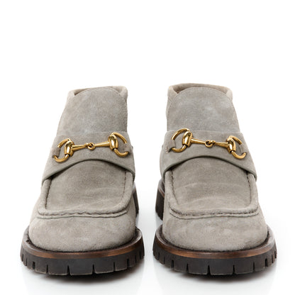 Gucci Suede Horsebit Ankle Boots 40 New Fango 2 of 10