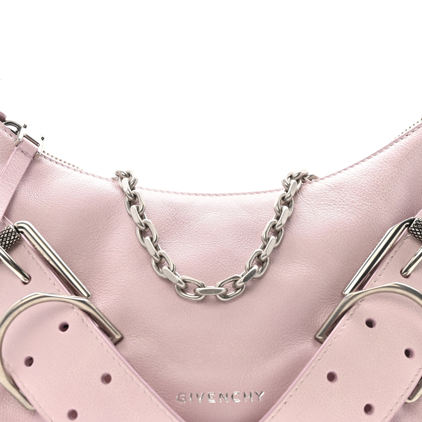 Aged Calfskin Mini Voyou Boyfriend Party Bag Old Pink