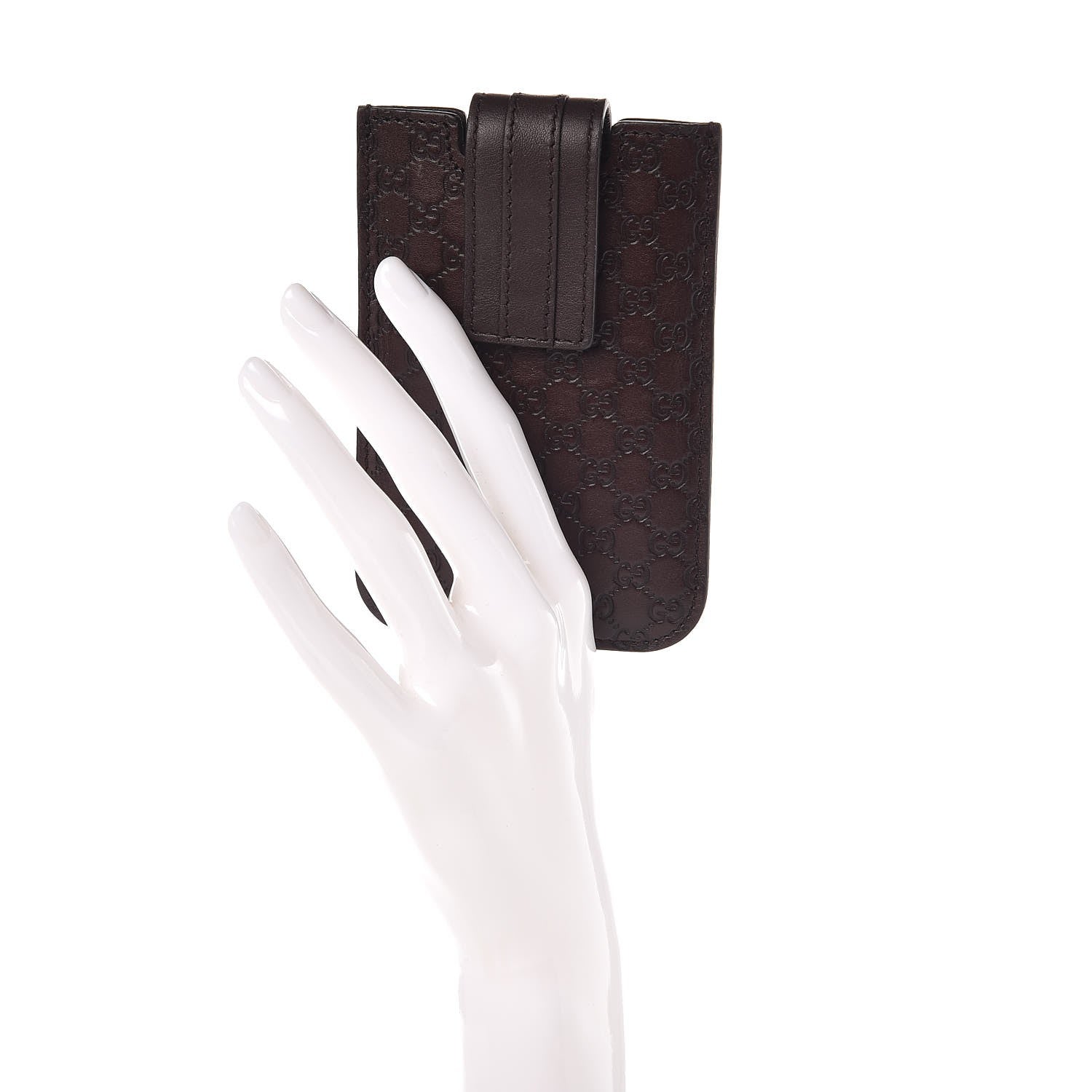 Gucci Guccissima Case Dark Brown 2 of 6
