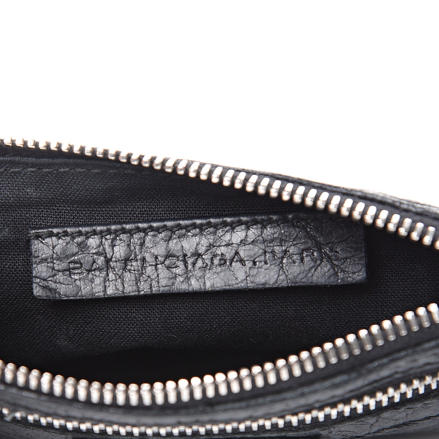 Agneau Giant 12 Silver Hardware M Porte-Monnaie Coin Purse Black