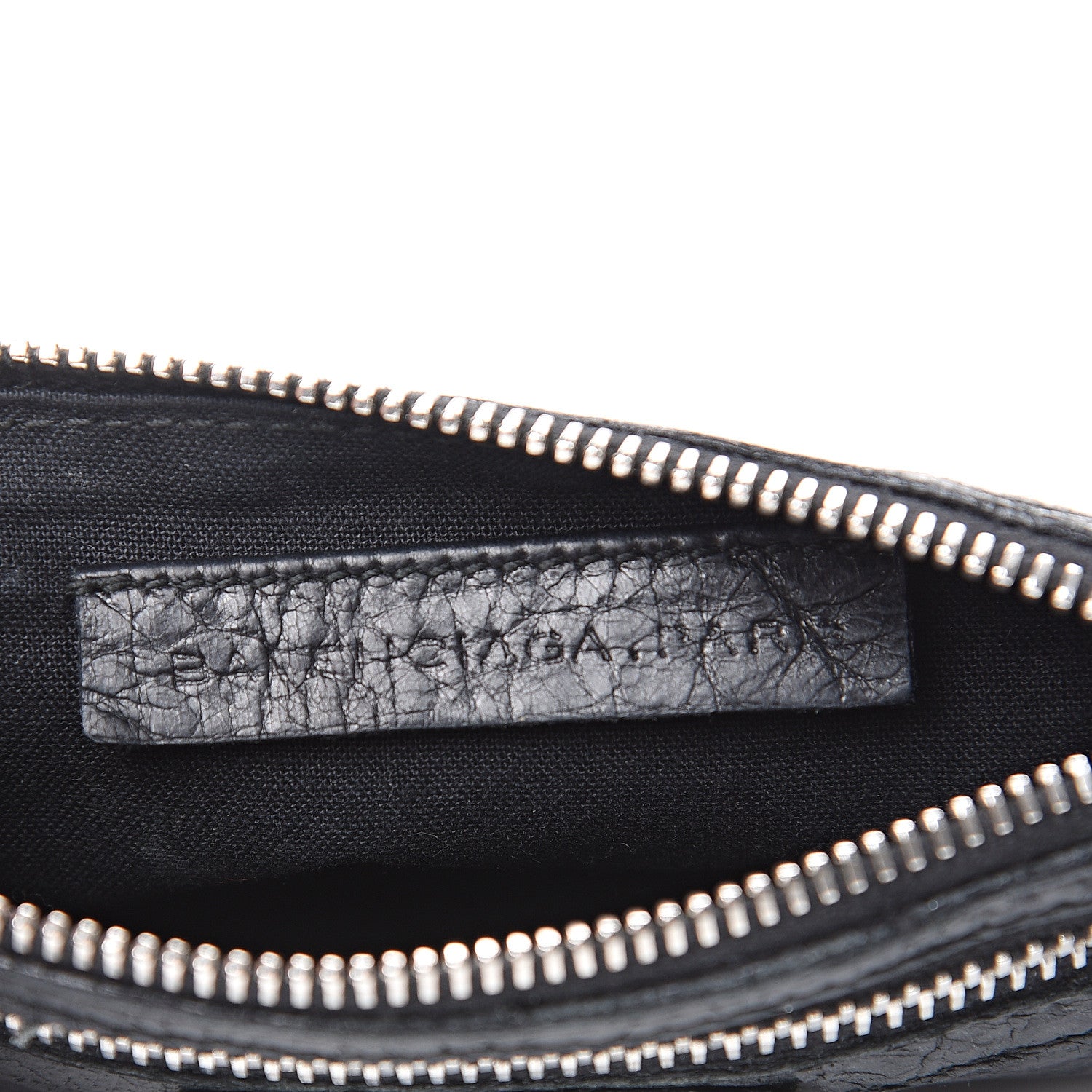 Balenciaga Agneau Giant 12 Silver Hardware M Porte-Monnaie Coin Purse Black 5 of 9