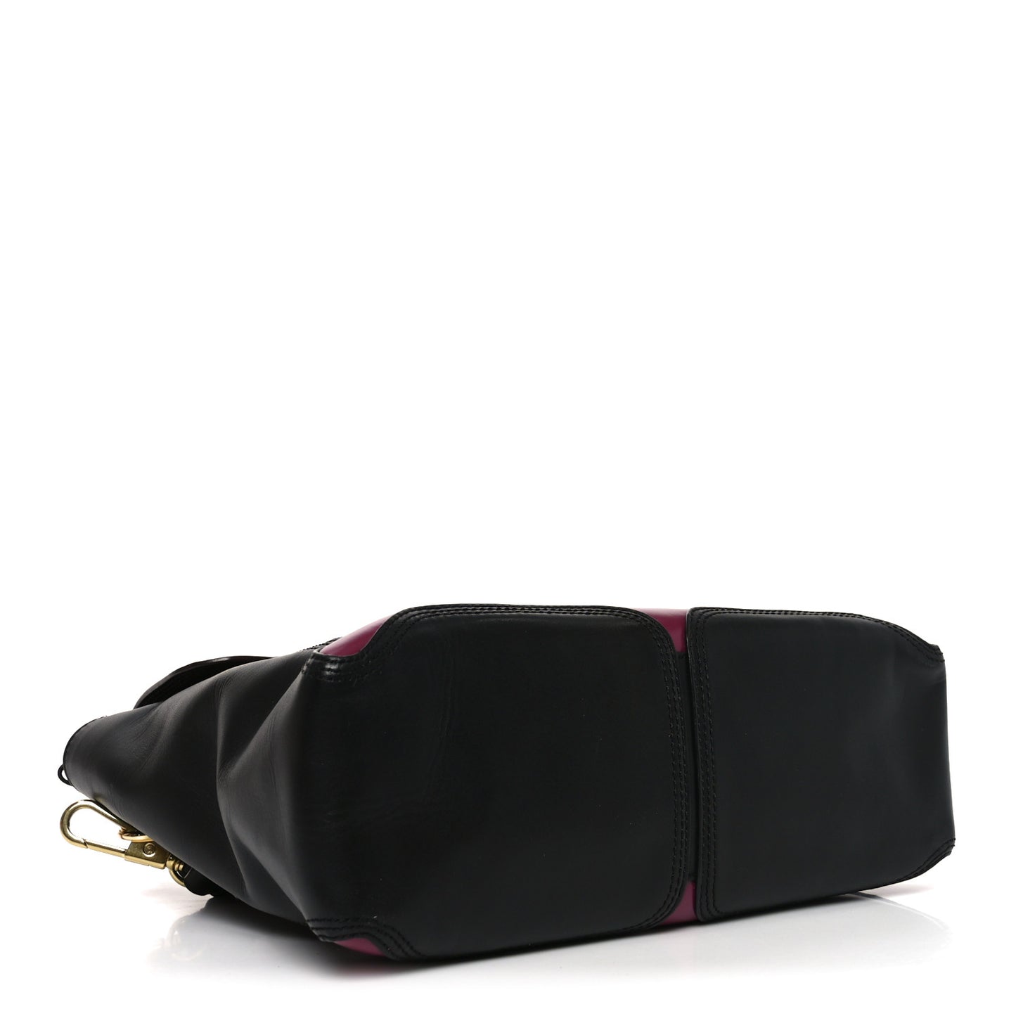Smooth Calfskin Medium Pashli Satchel Berry Black