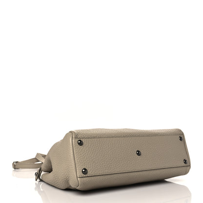 Fendi Cuoio Romano Selleria Medium Peekaboo Iconic Satchel Pietra Nocciola 4 of 10
