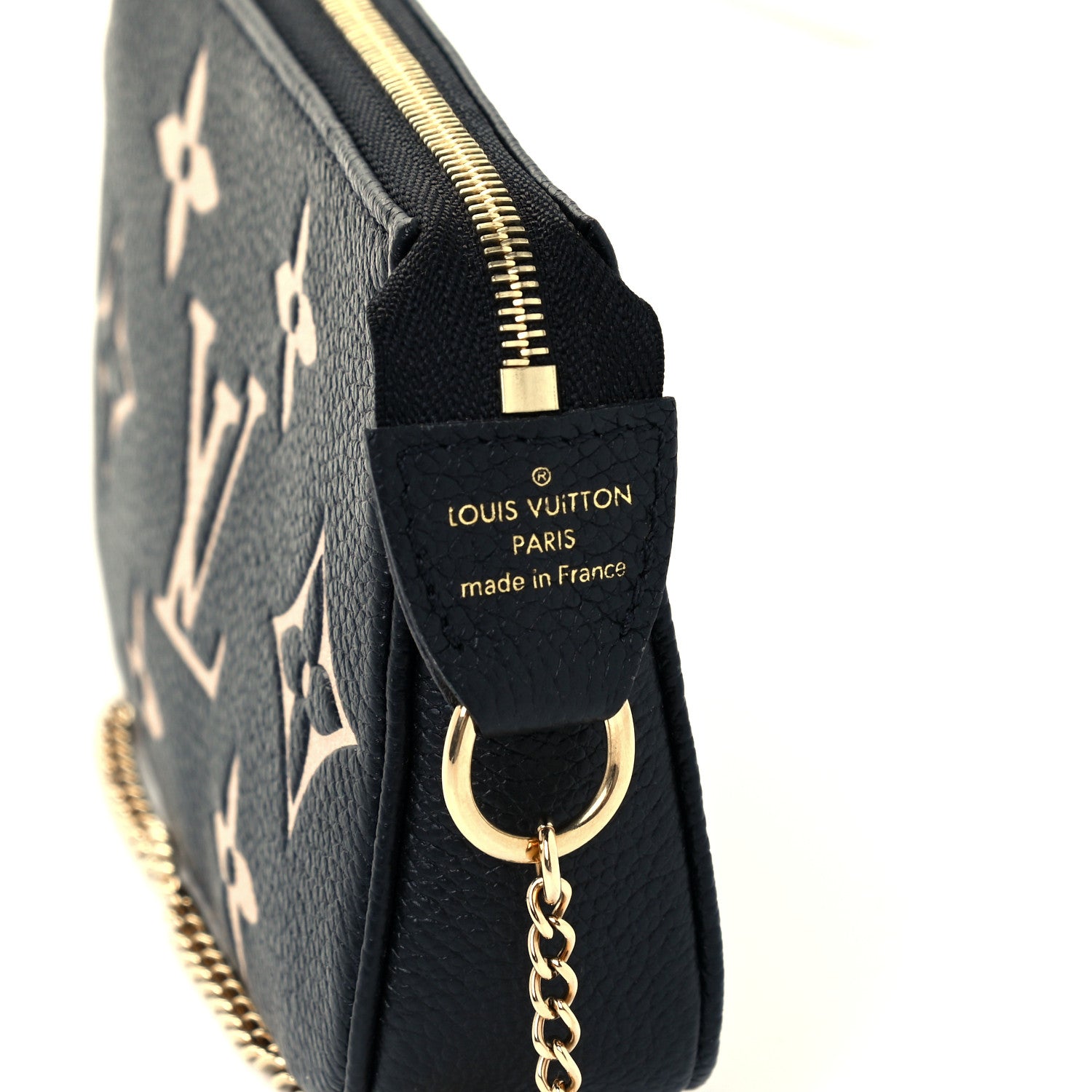 Louis Vuitton Empreinte Monogram Giant Mini Pochette Accessories Black 7 of 9