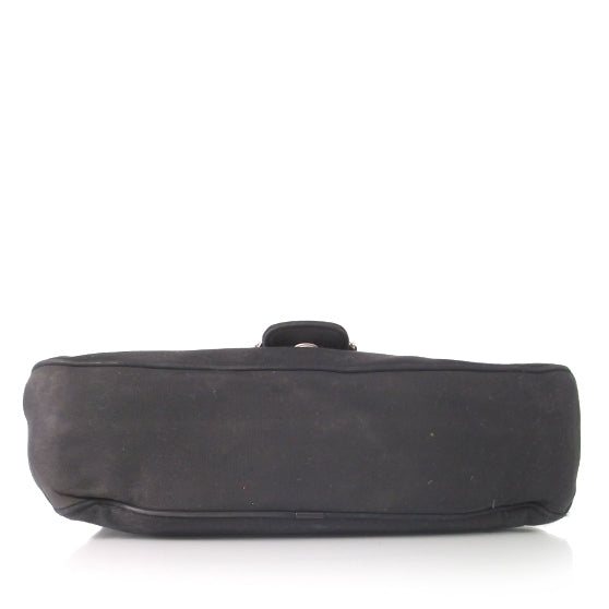SALVATOREFERRAGAMOCanvasShoulderBagBlack