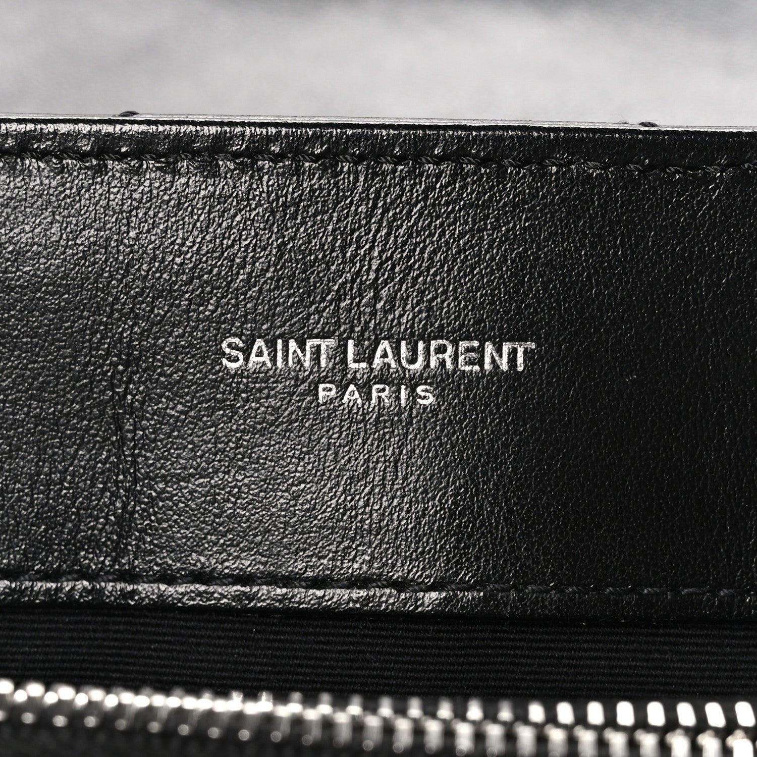 Saint Laurent Calfskin Y Quilted Monogram Medium Loulou Chain Satchel Black 6 of 10