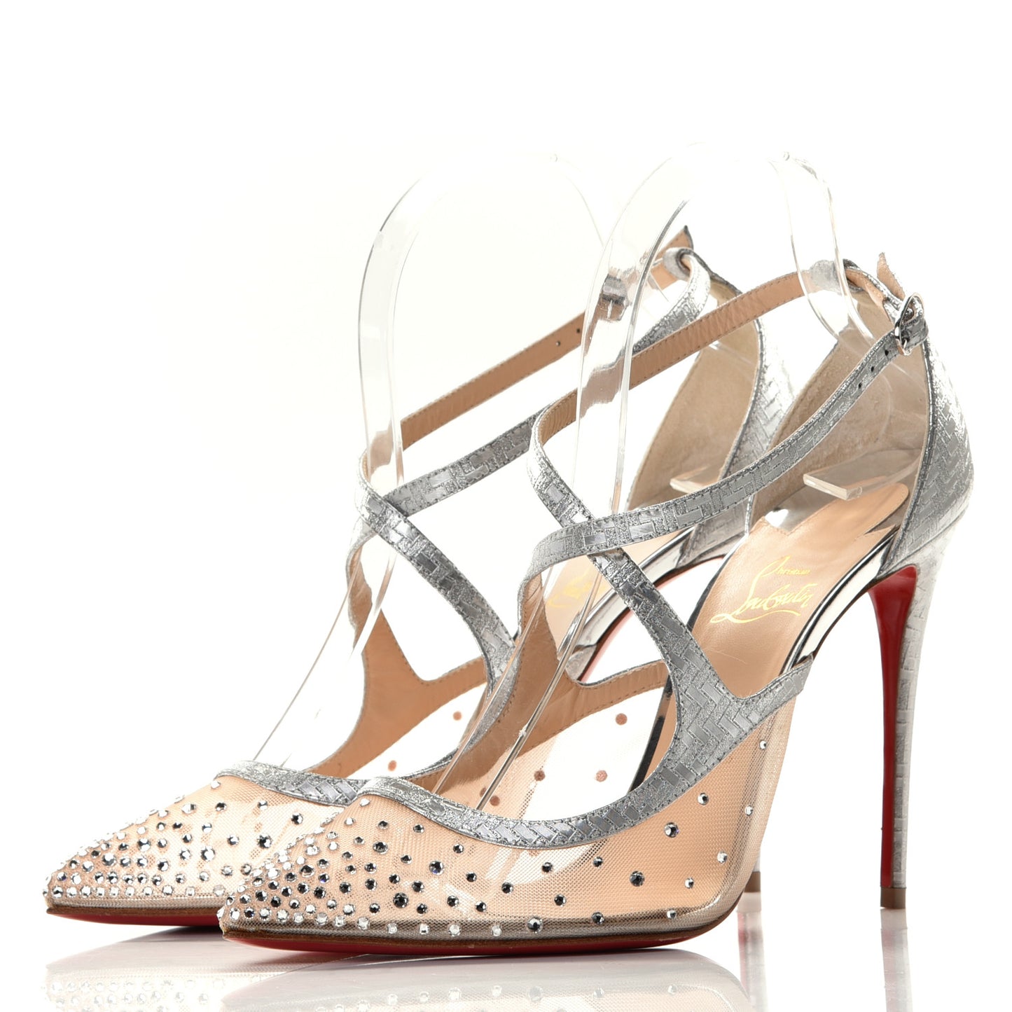 Rette Twistissima Strass 100 Pumps 39 Crystal