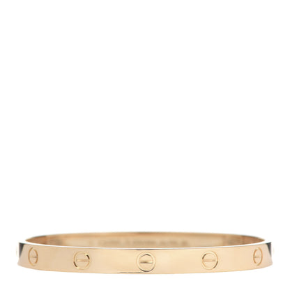 Cartier 18K Yellow Gold LOVE Bracelet 18 1 of 10