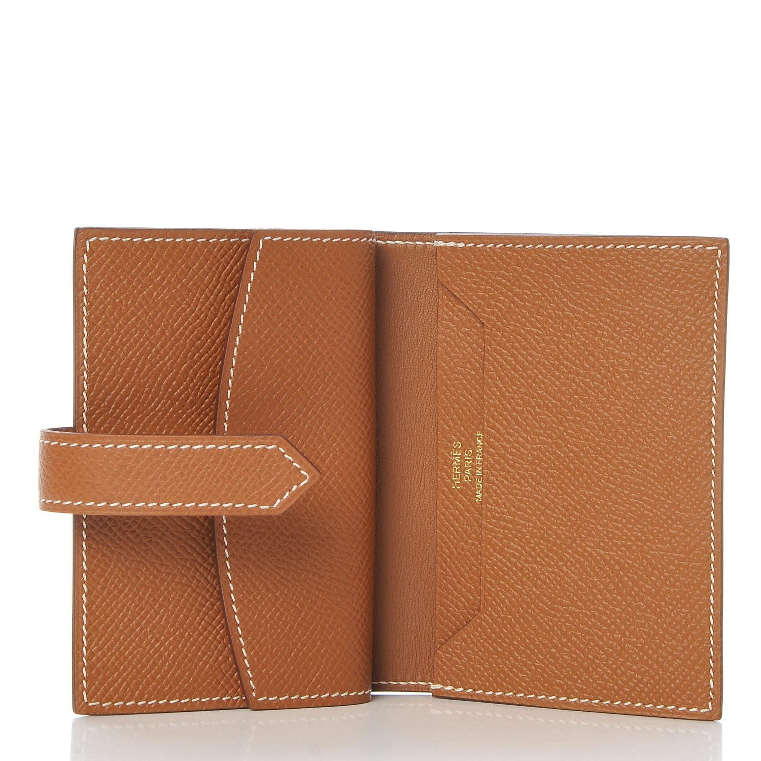 Hermes Epsom Mini Bearn Wallet Gold 5 of 8