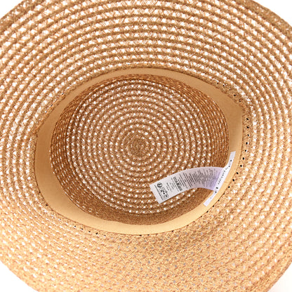 Christian Dior Straw Embroidered D-Bobby Large Brim Hat 57 Natural 7 of 8
