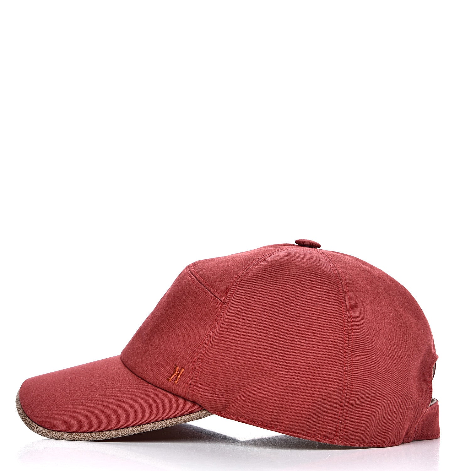 Hermes Cotton H Cap 59 Red 3 of 8