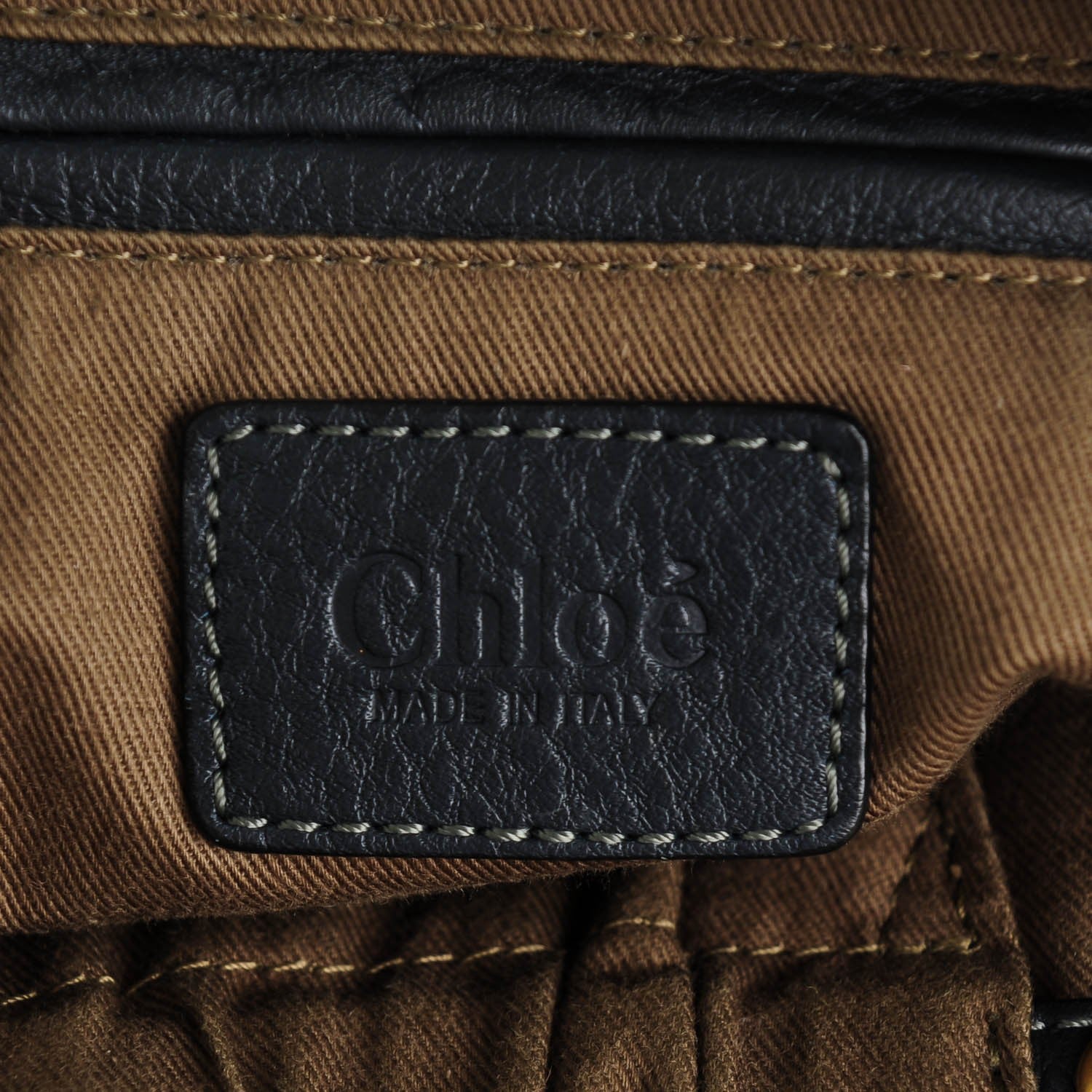 Chloe Calfskin Medium Marcie Satchel Black Bat 6 of 7