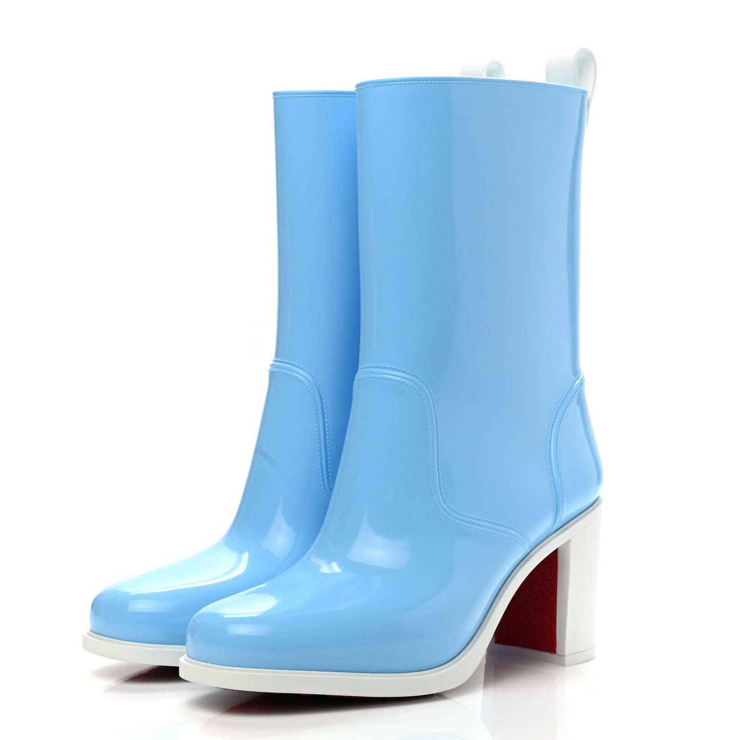 PVC Loubirain 70MM Rain Boots 38 Blue