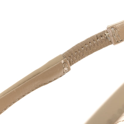 Prada Mesh Nappa Triangle Logo Pointed Toe 45mm Slingback Pumps 38.5 Deserto 20 of 21