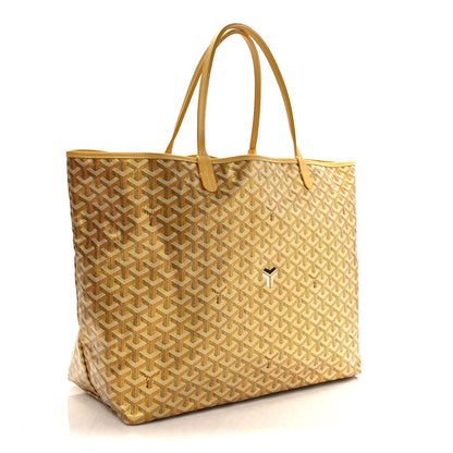 Goyard Goyardine Precious Metals Saint Louis GM Gold 2 of 7