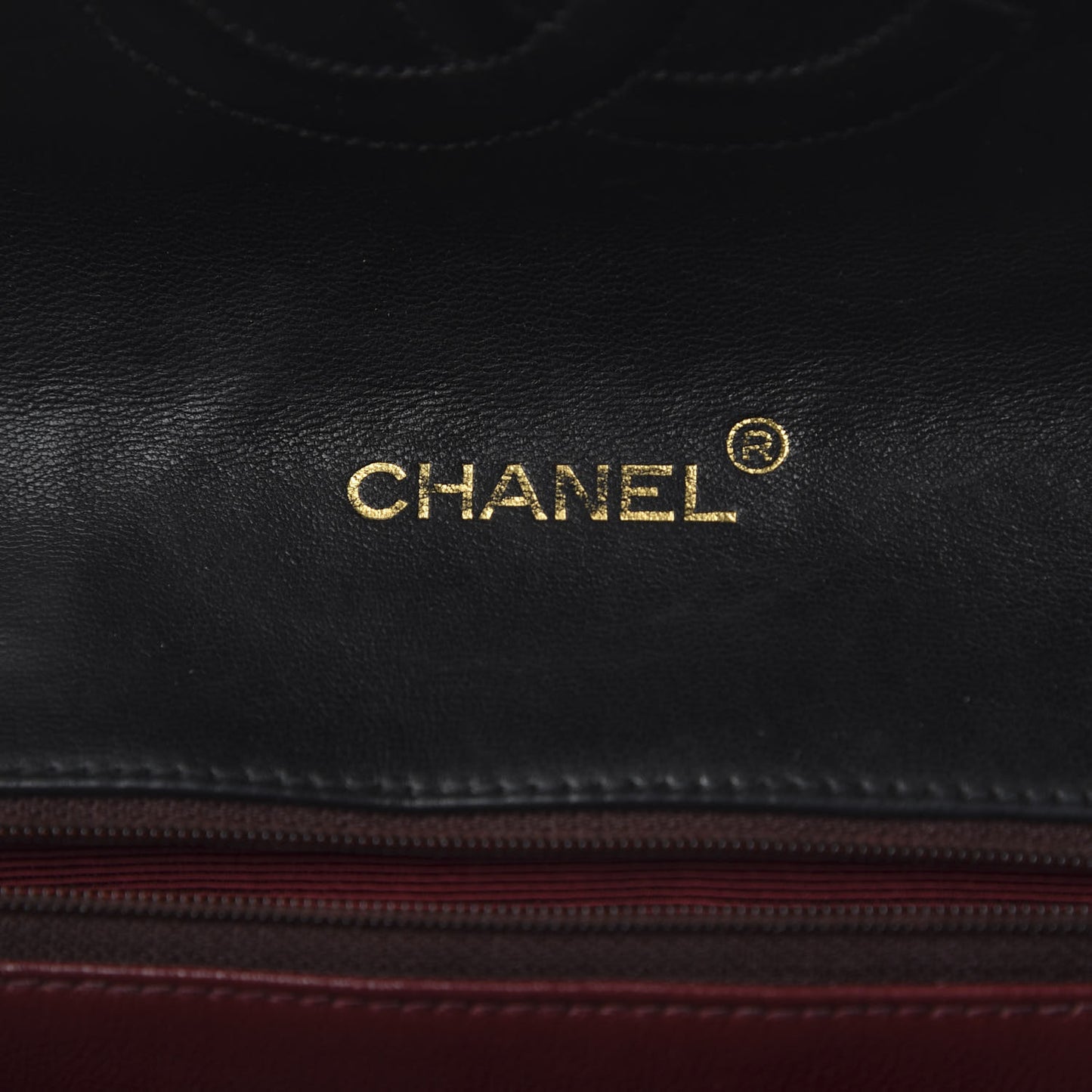 Lambskin Quilted Medium Single Flap Black