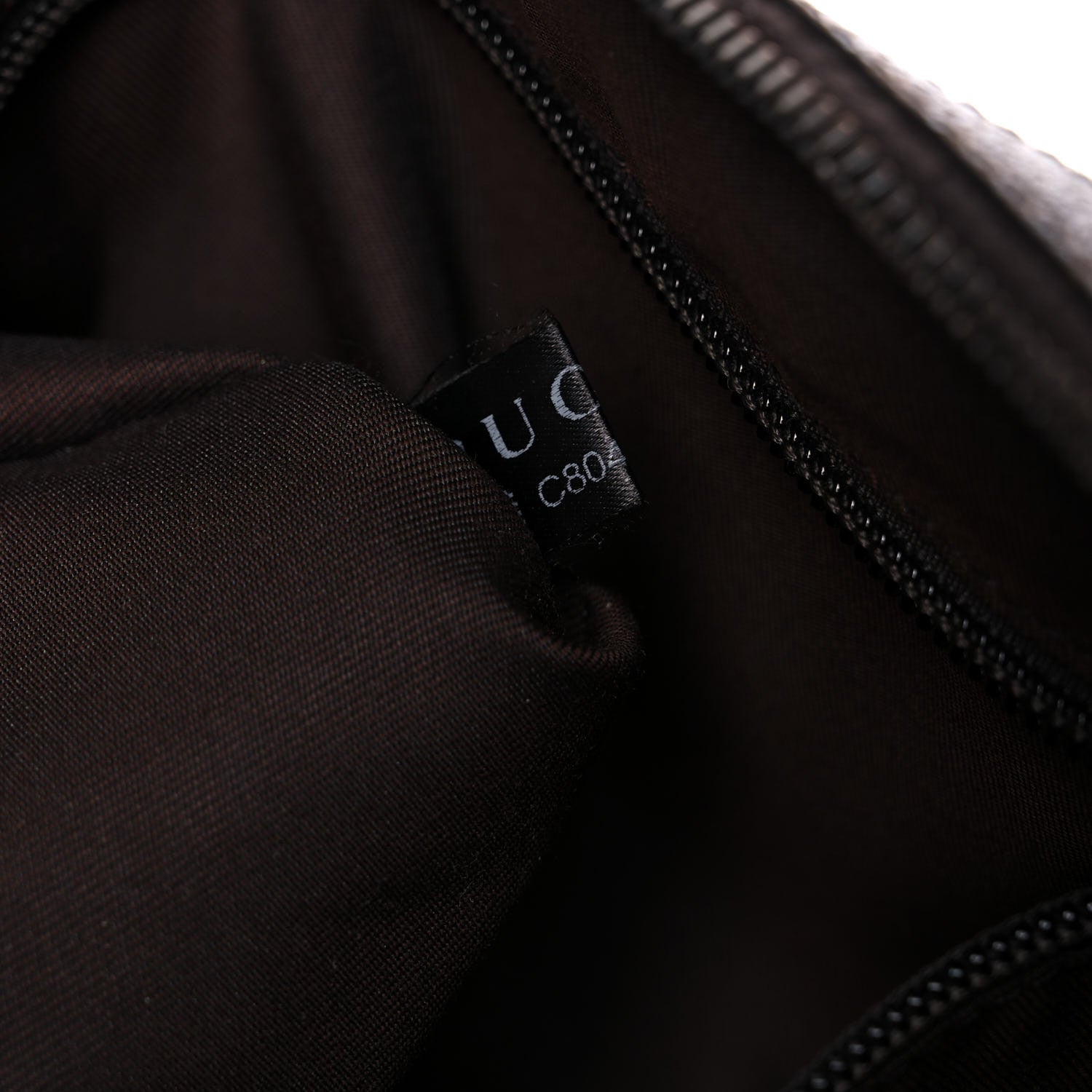 Gucci Monogram Medium Half Moon Hobo Dark Brown 7 of 21