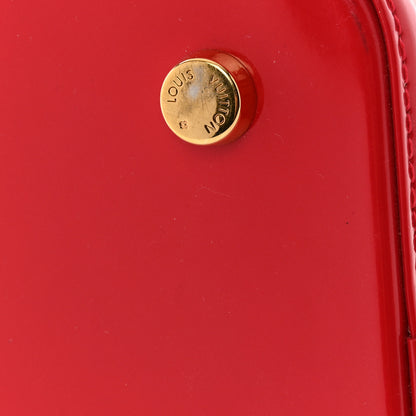 Louis Vuitton Vernis Kusama Infinity Dots Lockit MM Red 11 of 14