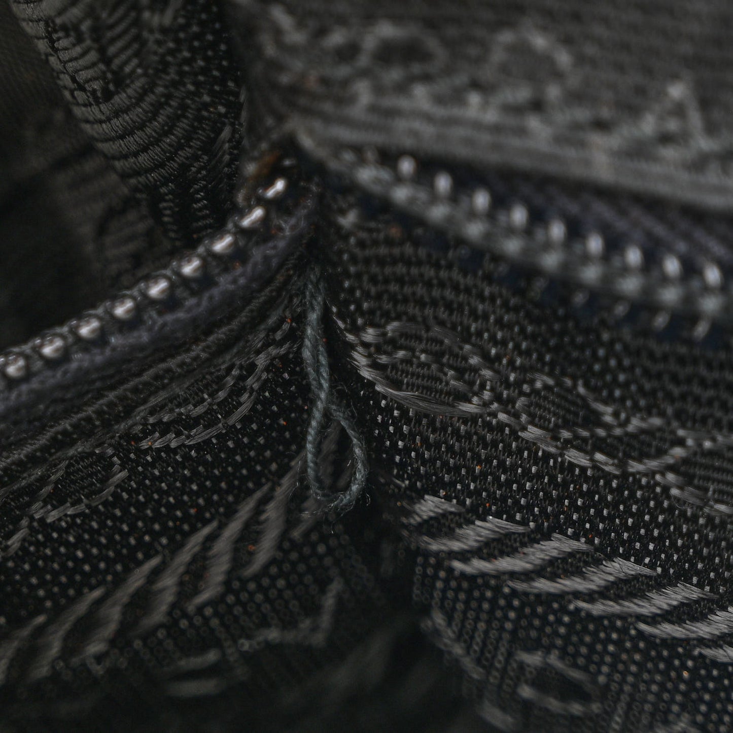 Nylon Tessuto Quilted Shoulder Bag Black