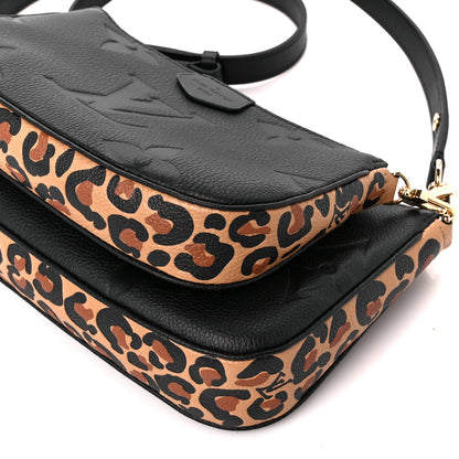 Louis Vuitton Empreinte Monogram Giant Wild At Heart Multi Pochette Accessories Black 12 of 12