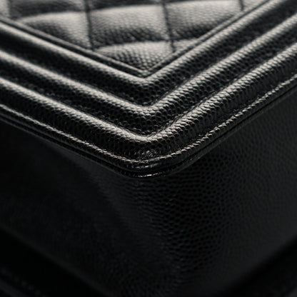 Chanel Caviar Quilted Small Boy Flap Black 11 of 13
