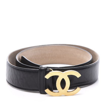 Chanel Calfskin CC Belt 90 36 Black 1 of 7