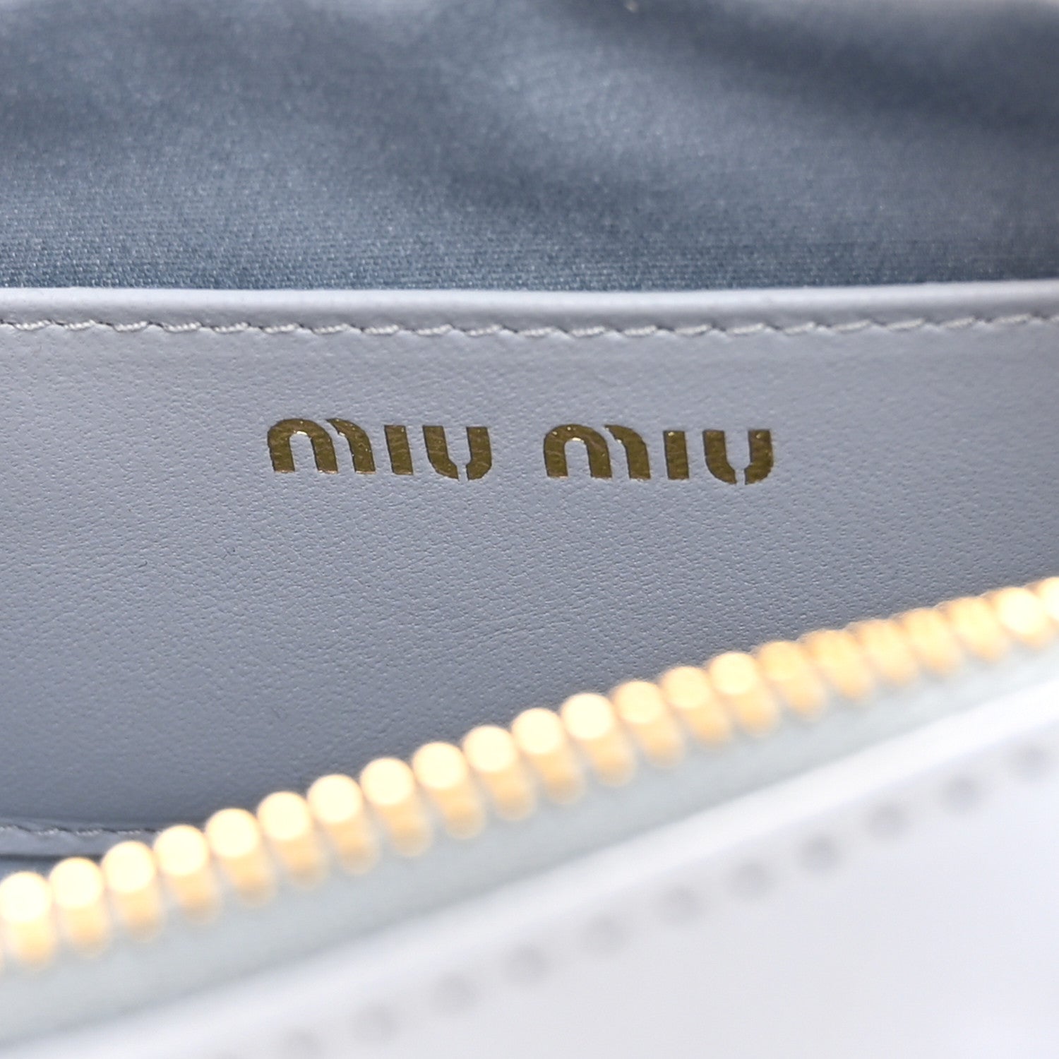 Miu Miu Nappa Matelasse Micro Arcadie Fiordaliso 7 of 10