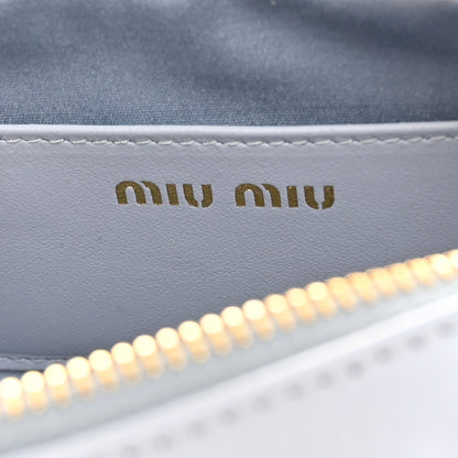 Miu Miu Nappa Matelasse Micro Arcadie Fiordaliso 7 of 10