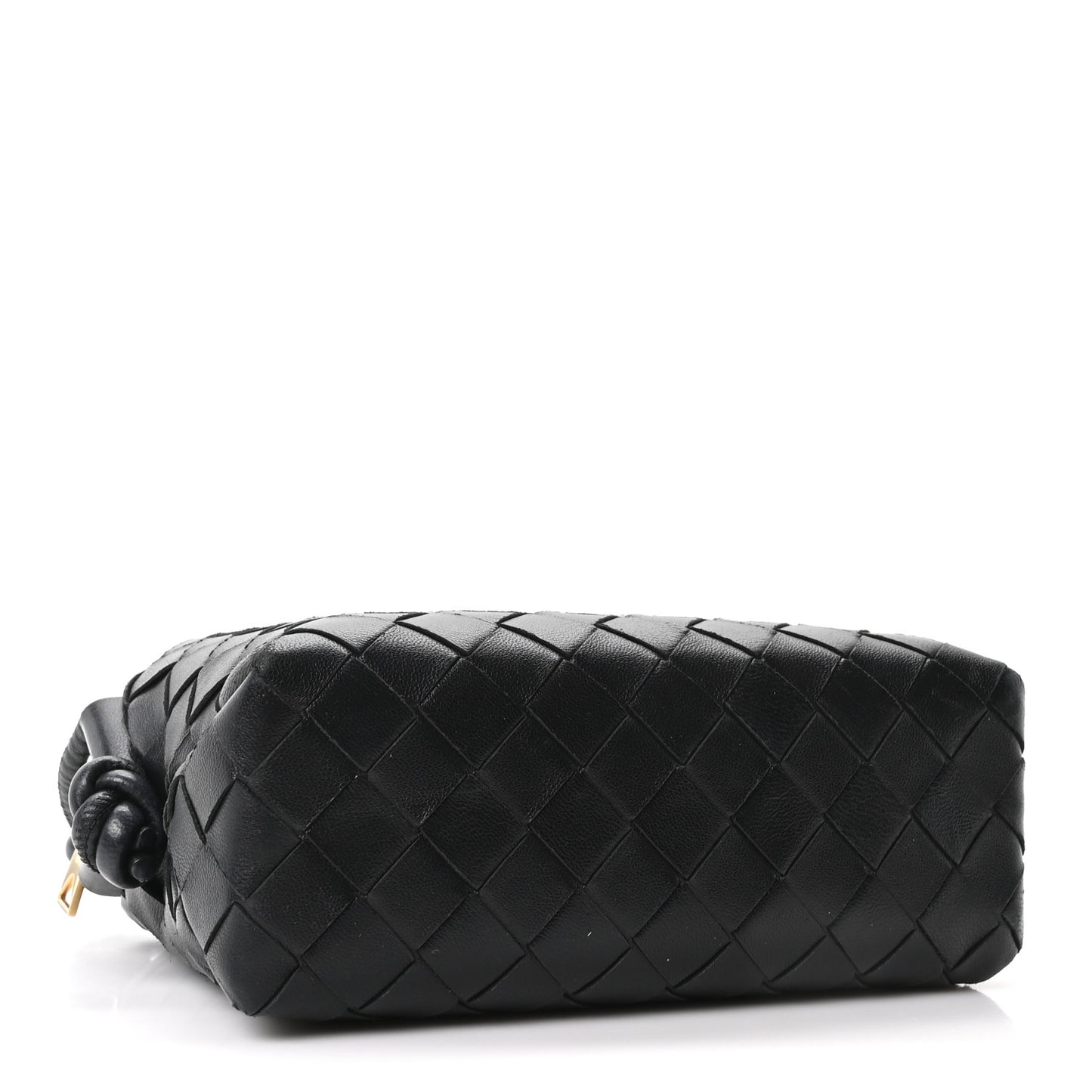 Nappa Intrecciato Mini Loop Camera Bag Black