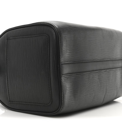 Louis Vuitton Epi Speedy 25 Black 8 of 9