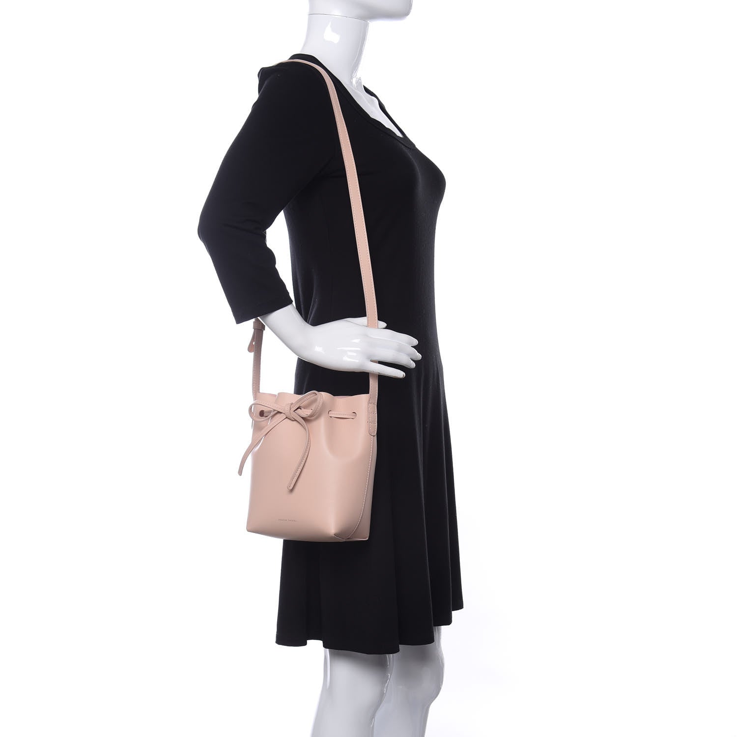 Mansur Gavriel Calfskin Mini Mini Bucket Bag Rosa 2 of 10