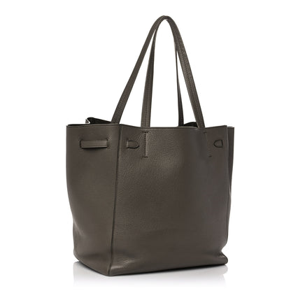 Celine Soft Grained Calfskin Small Belt Cabas Phantom Taupe 3 of 10