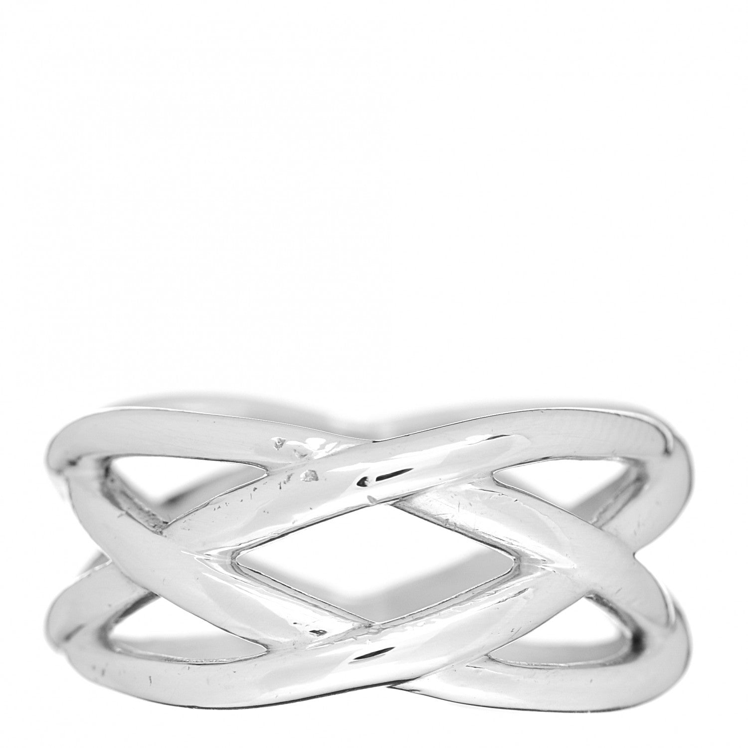 Tiffany Sterling Silver Celtic Knot Ring 64 10.75 1 of 4