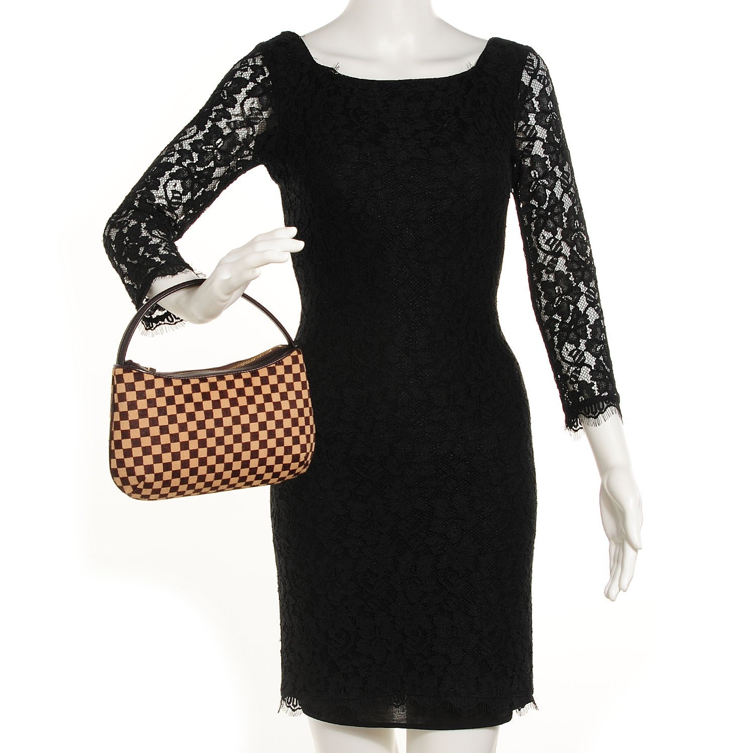 Louis Vuitton Calf Hair Damier Sauvage Tigre 2 of 8