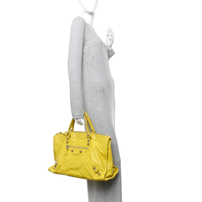 Balenciaga Agneau Giant 21 Silver Hardware Work Curry 2 of 13