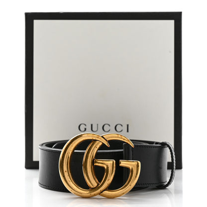 Gucci Calfskin Double G 40mm Belt 80 32 Black 9 of 9